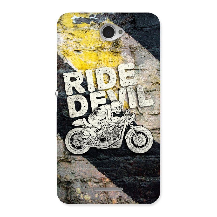 Ride Devil Back Case for Sony Xperia E4