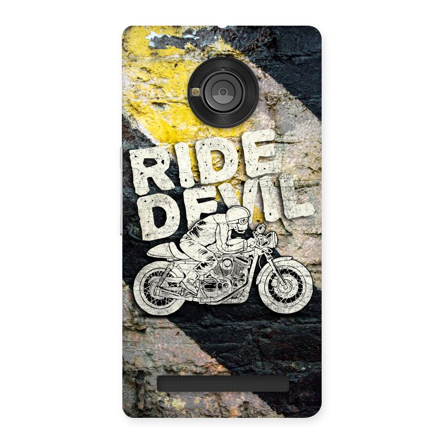 Ride Devil Back Case for Yu Yunique