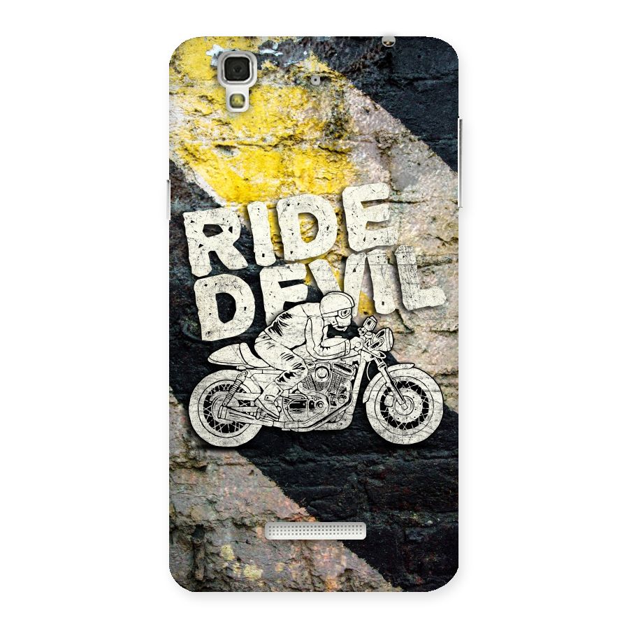 Ride Devil Back Case for Yu Yureka
