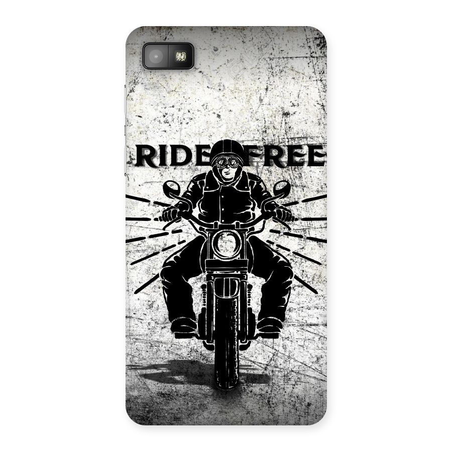 Ride Free Back Case for Blackberry Z10