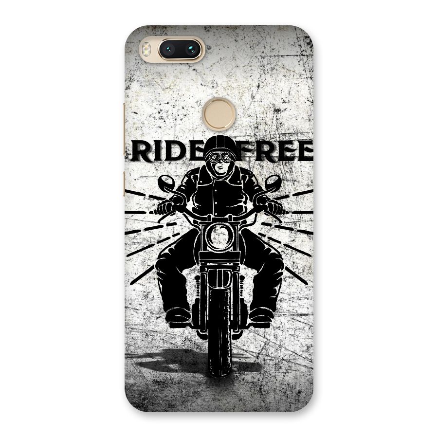 Ride Free Back Case for Mi A1