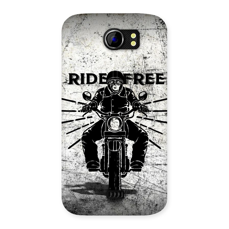 Ride Free Back Case for Micromax Canvas 2 A110