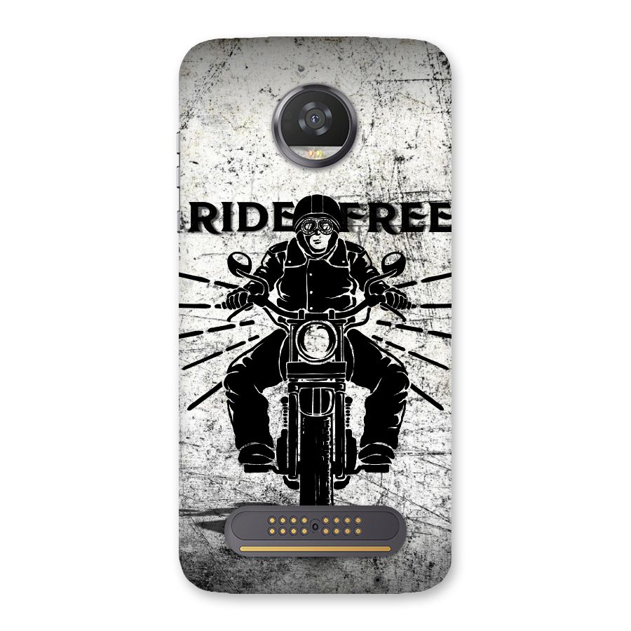 Ride Free Back Case for Moto Z2 Play