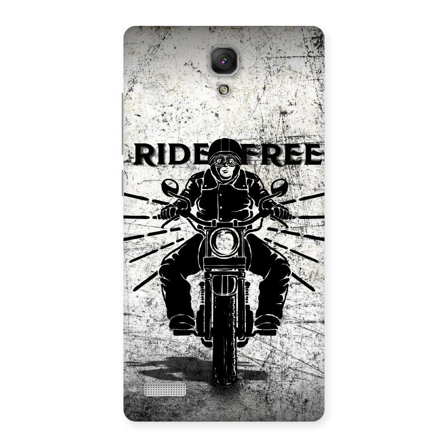 Ride Free Back Case for Redmi Note Prime