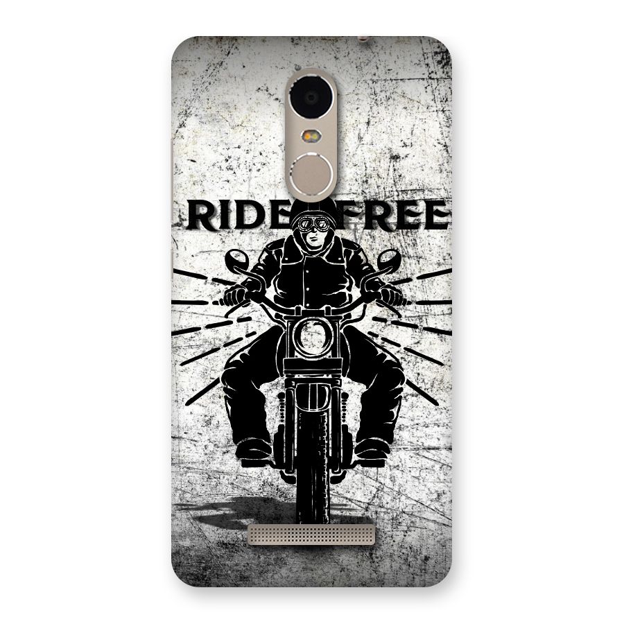 Ride Free Back Case for Xiaomi Redmi Note 3