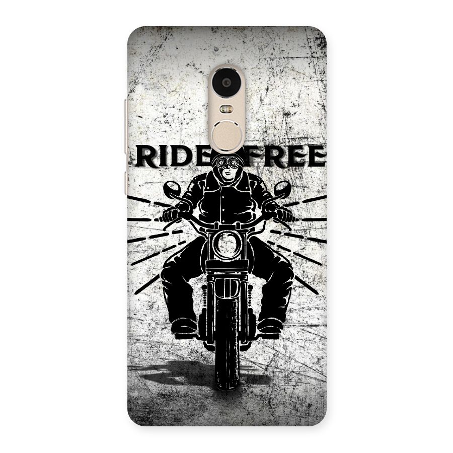 Ride Free Back Case for Xiaomi Redmi Note 4