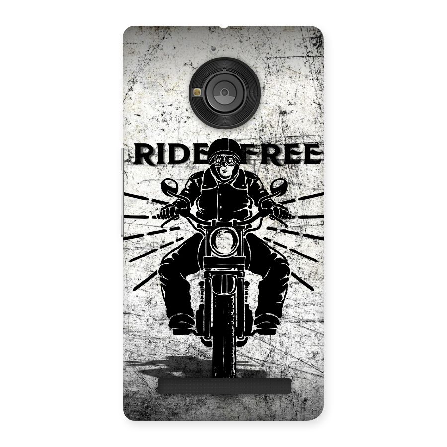 Ride Free Back Case for Yu Yunique