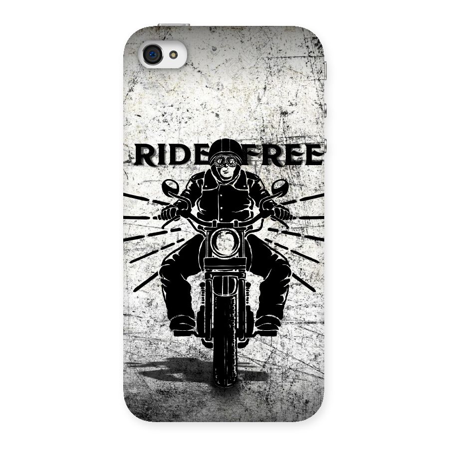 Ride Free Back Case for iPhone 4 4s