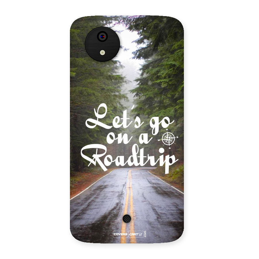 Lets go on a Roadtrip Back Case for Micromax Canvas A1