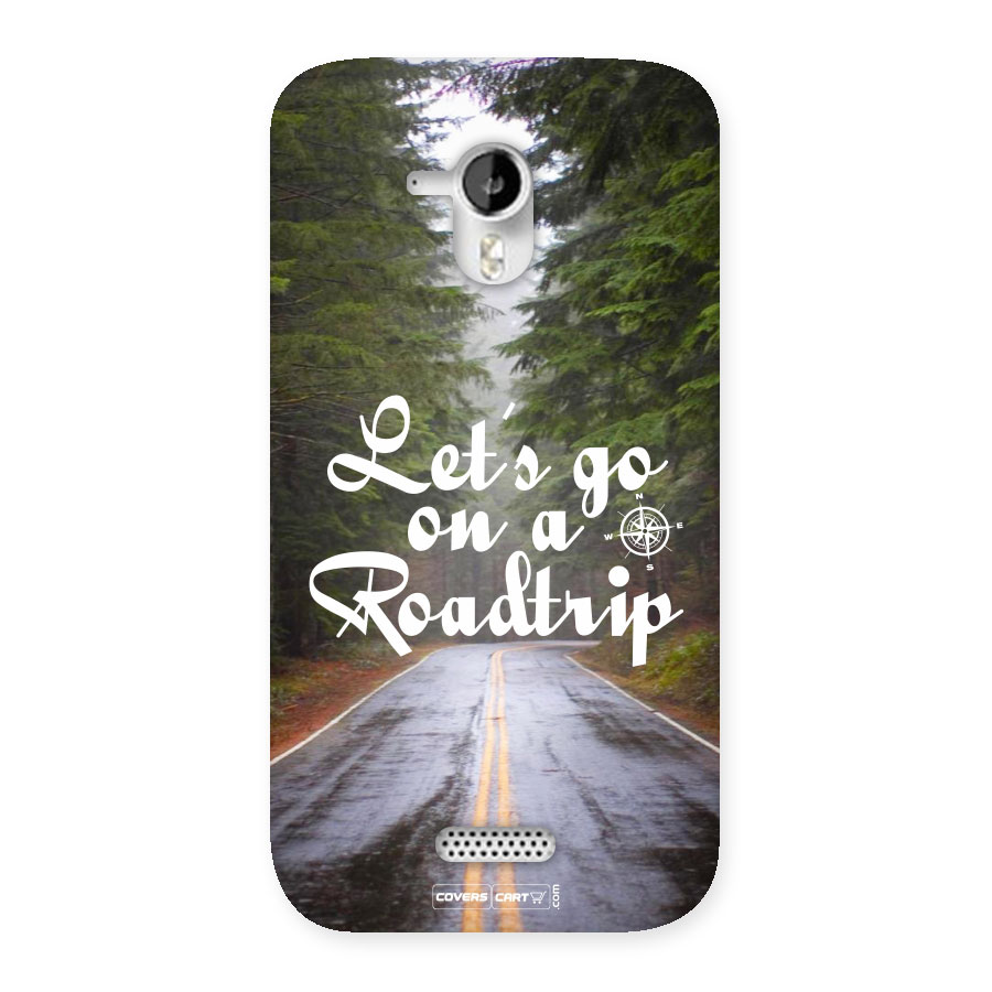Lets go on a Roadtrip Back Case for Micromax Canvas HD A116
