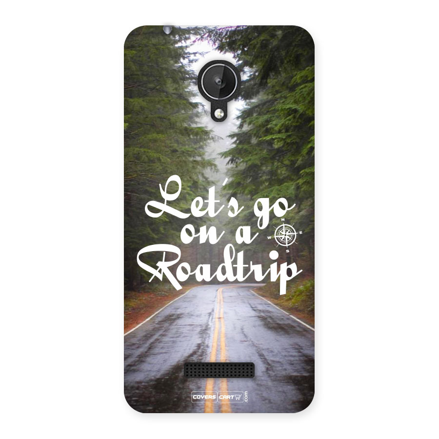 Lets go on a Roadtrip Back Case for Micromax Canvas Spark Q380