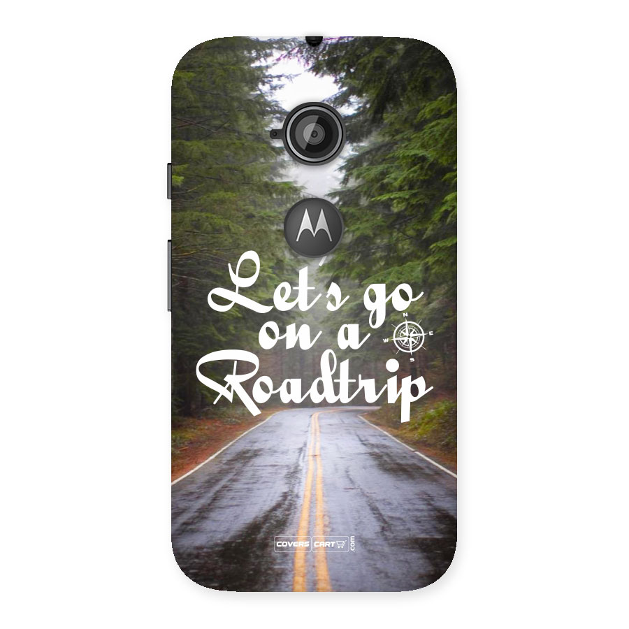 Lets go on a Roadtrip Back Case for Moto E 2nd Gen