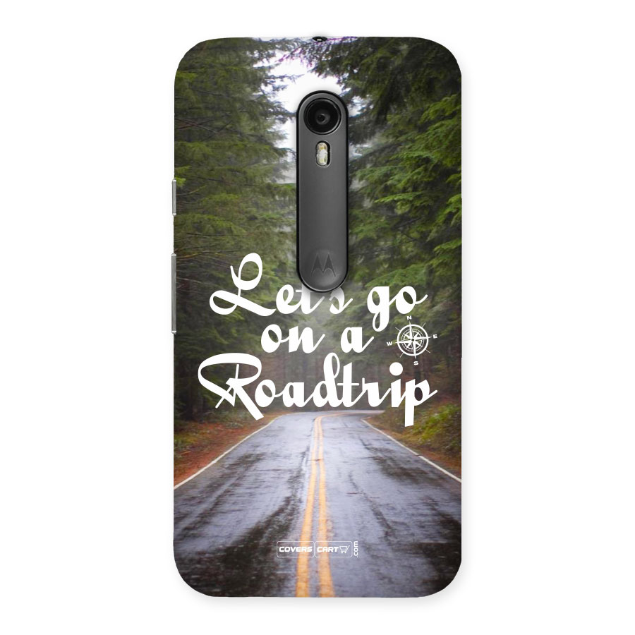 Lets go on a Roadtrip Back Case for Moto G3