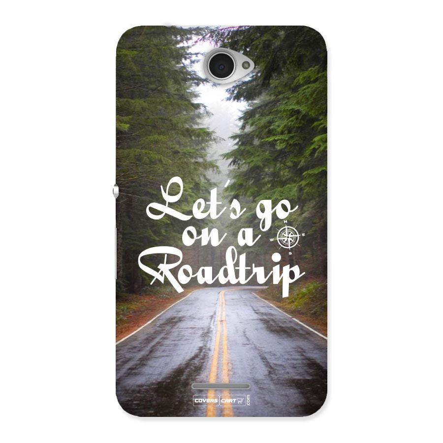 Lets go on a Roadtrip Back Case for Sony Xperia E4