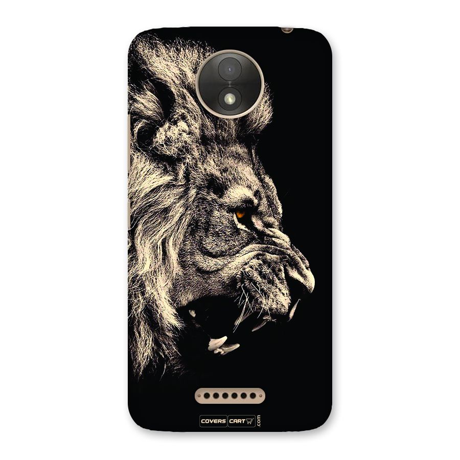 Roaring Lion Back Case for Moto C Plus