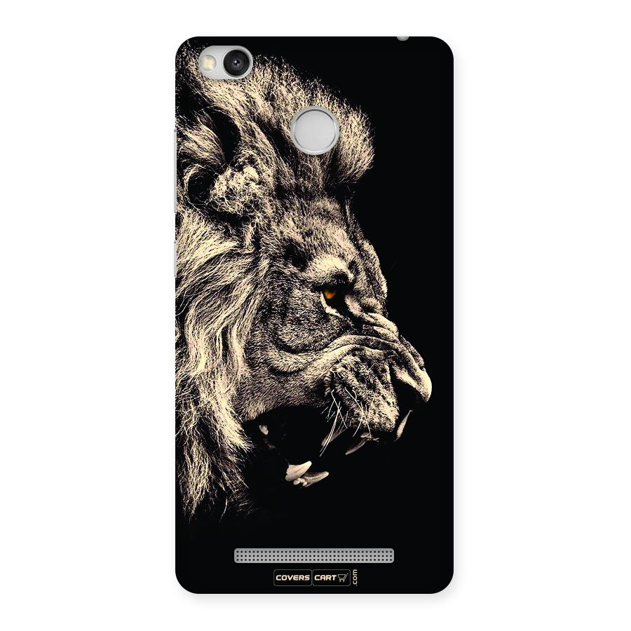 Roaring Lion Back Case for Redmi 3S Prime