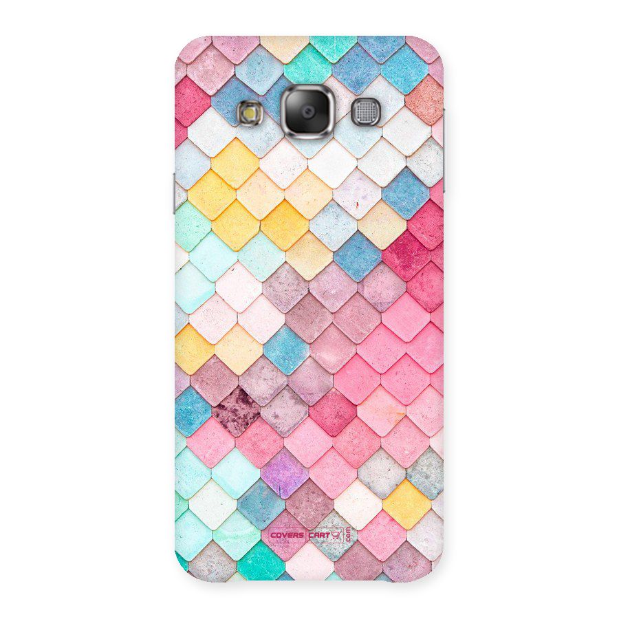 Rocks Pattern Design Back Case for Galaxy E7