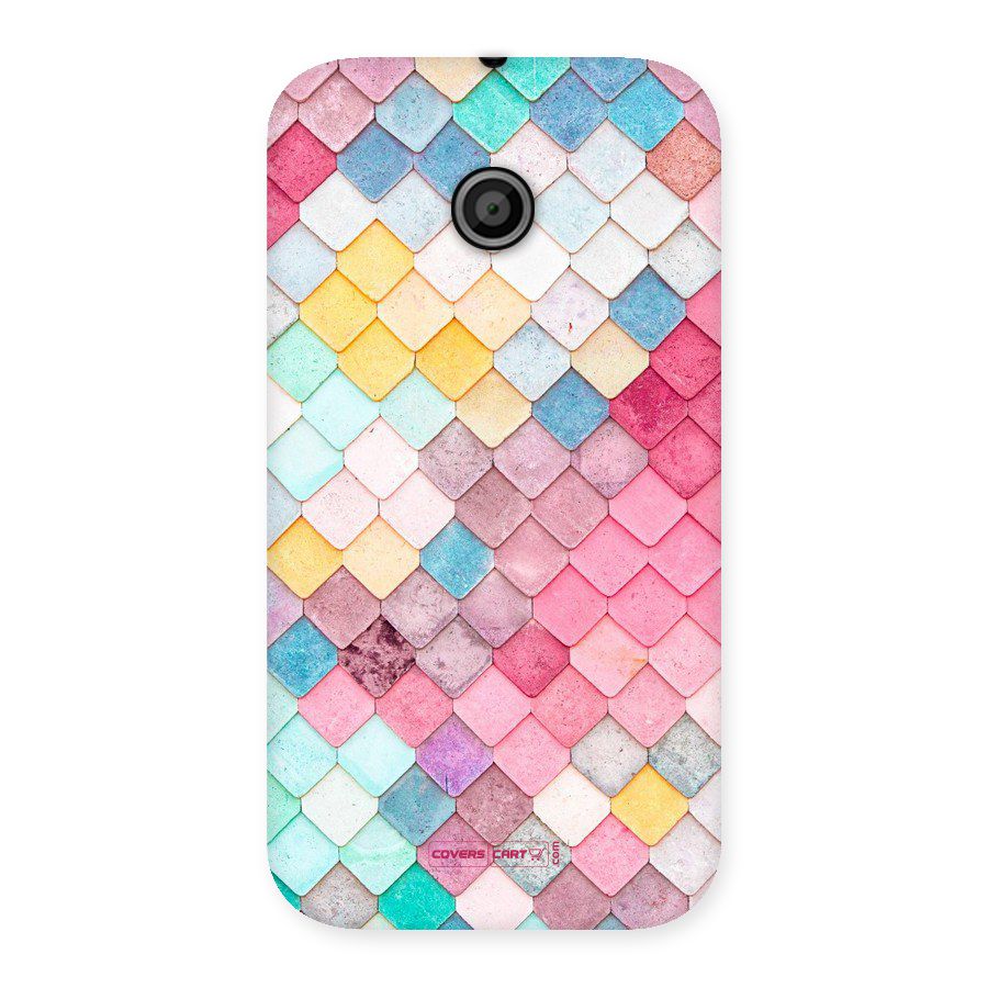 Rocks Pattern Design Back Case for Moto E