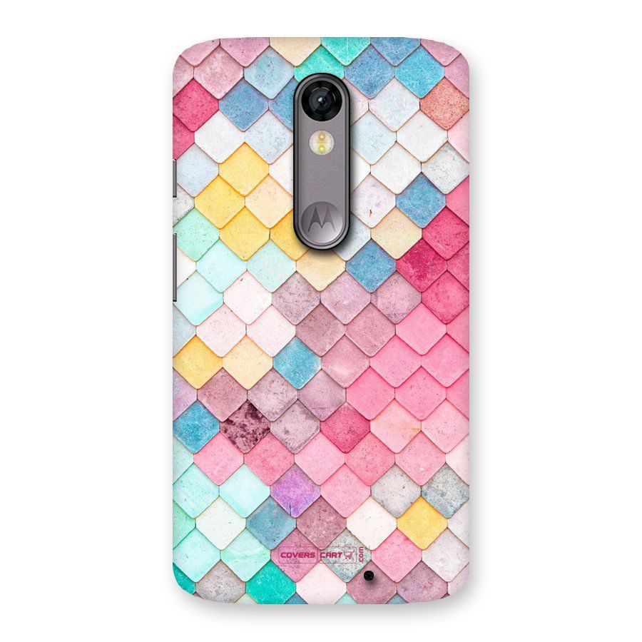 Rocks Pattern Design Back Case for Moto X Force