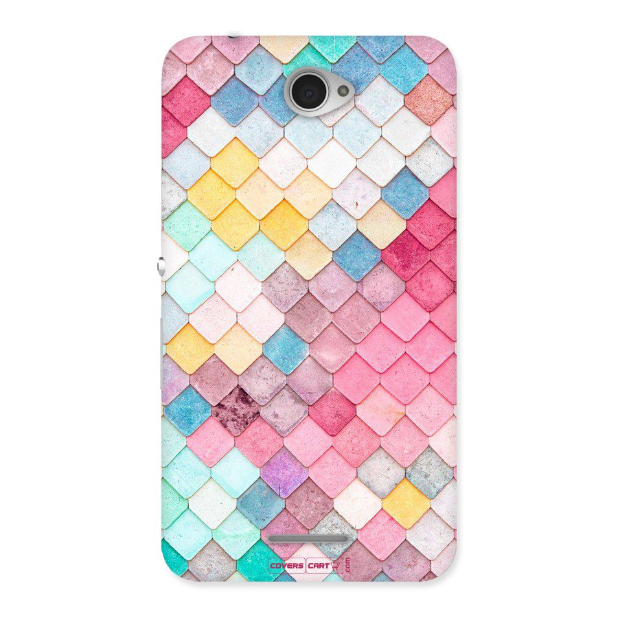 Rocks Pattern Design Back Case for Sony Xperia E4