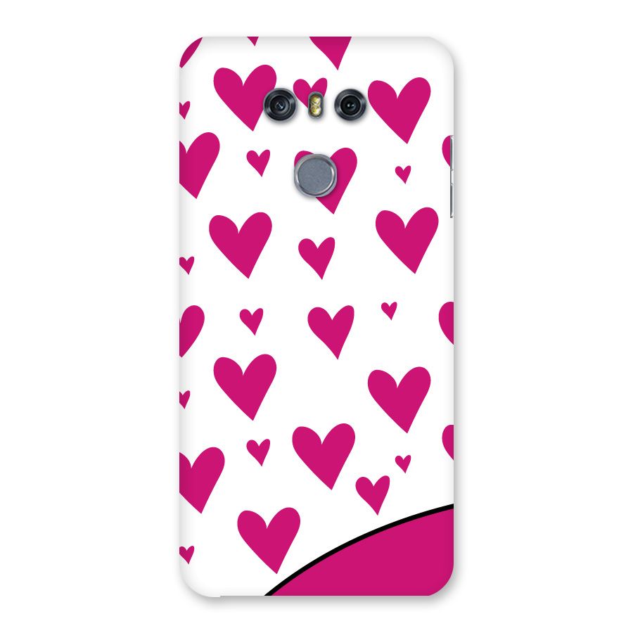 Romantic Couples with Hearts Back Case for LG G6