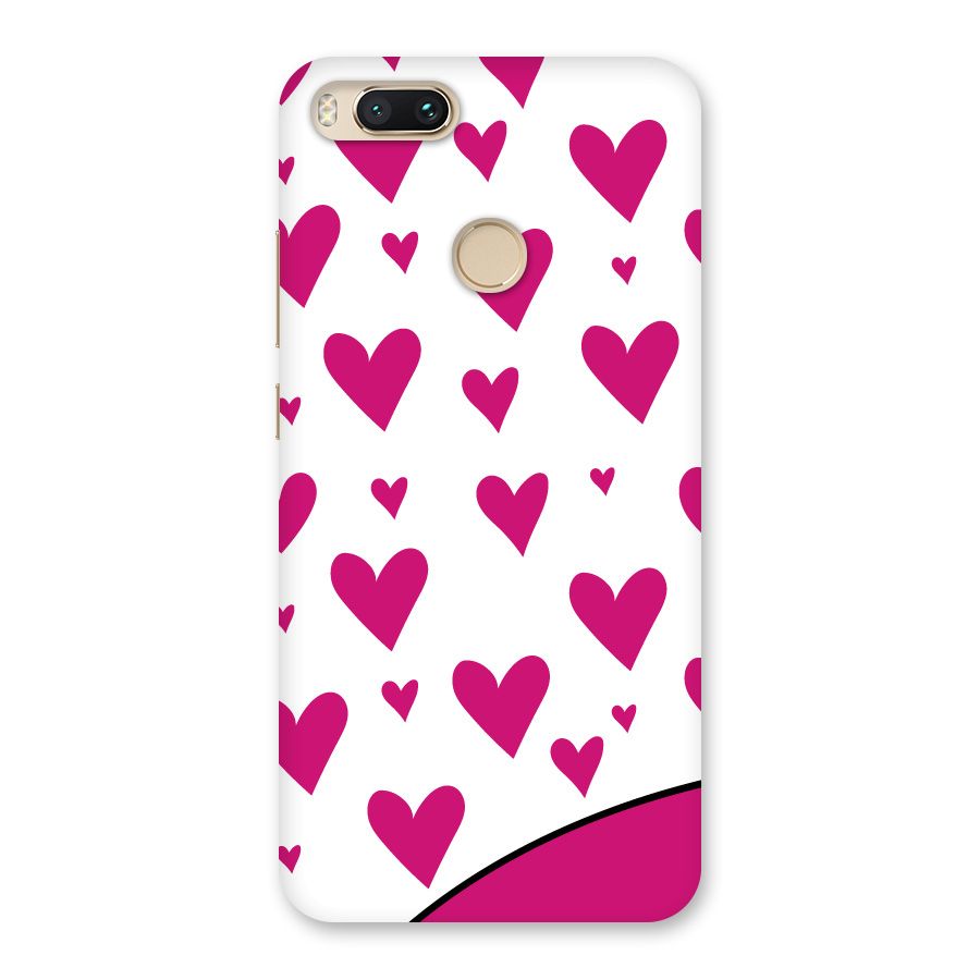 Romantic Couples with Hearts Back Case for Mi A1