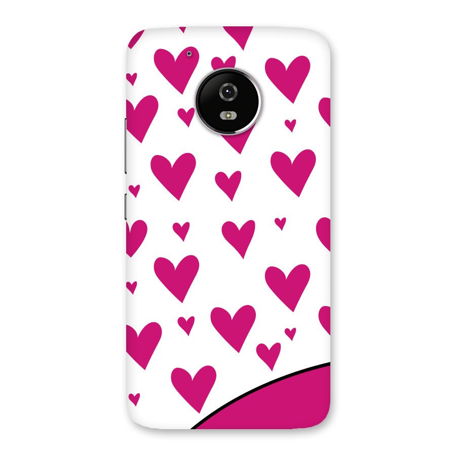 Romantic Couples with Hearts Back Case for Moto G5