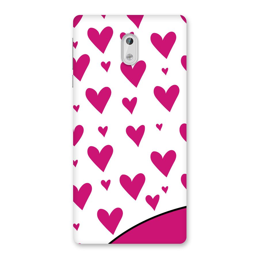 Romantic Couples with Hearts Back Case for Nokia 3