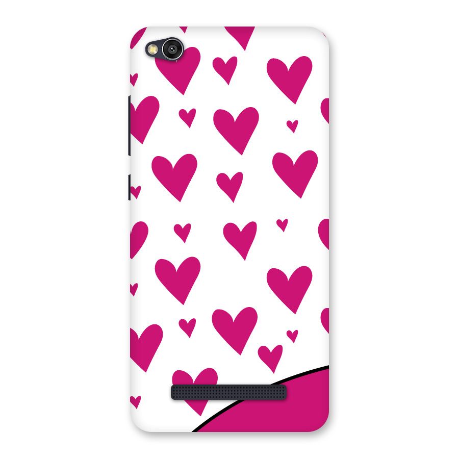 Romantic Couples with Hearts Back Case for Redmi 4A