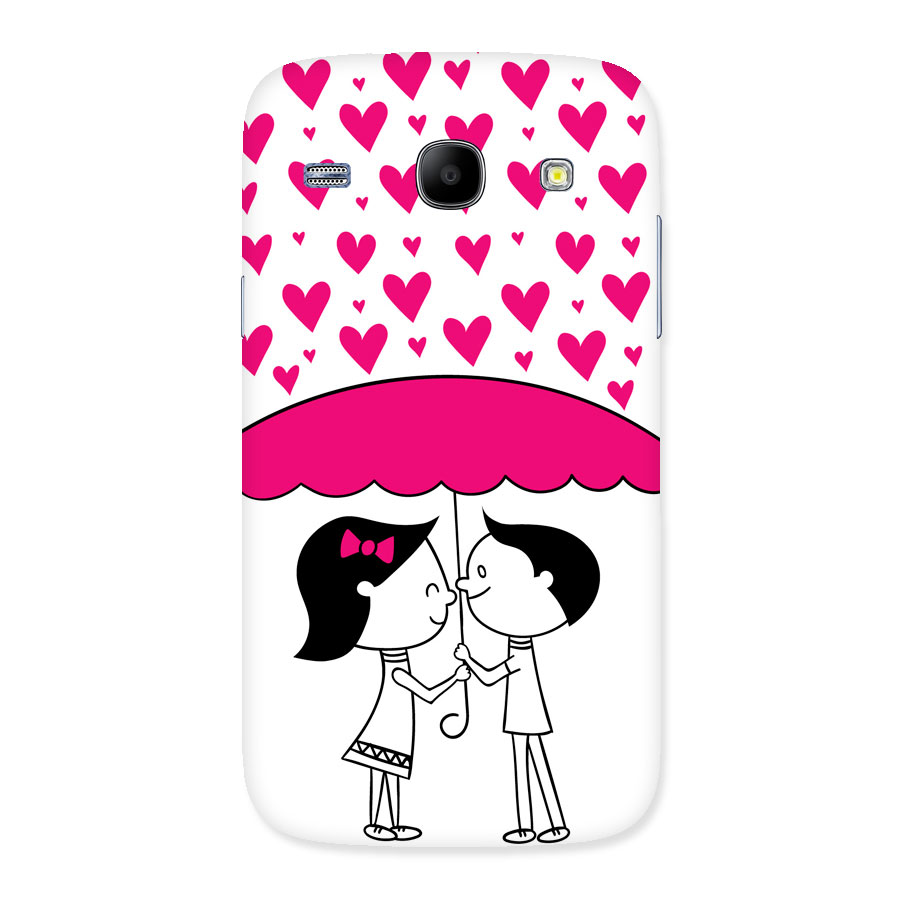 Romantic Couples with Hearts Back Case for Galaxy Core