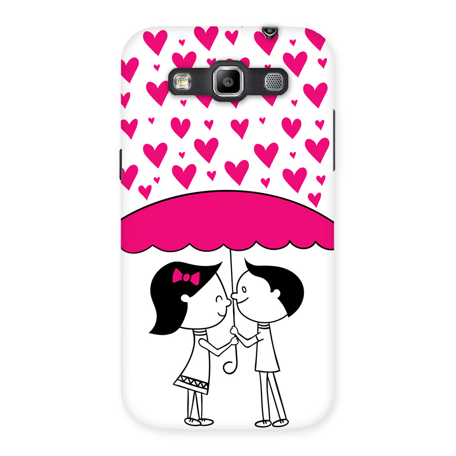 Romantic Couples with Hearts Back Case for Galaxy Grand Quattro