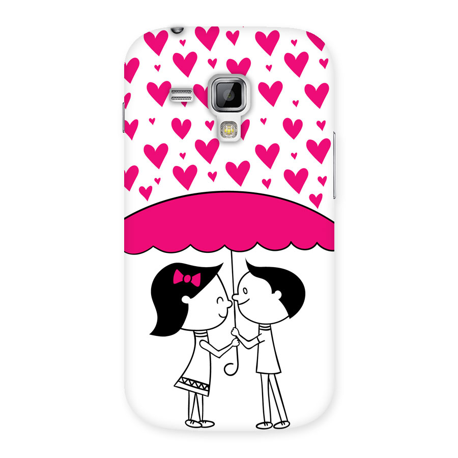 Romantic Couples with Hearts Back Case for Galaxy S Duos