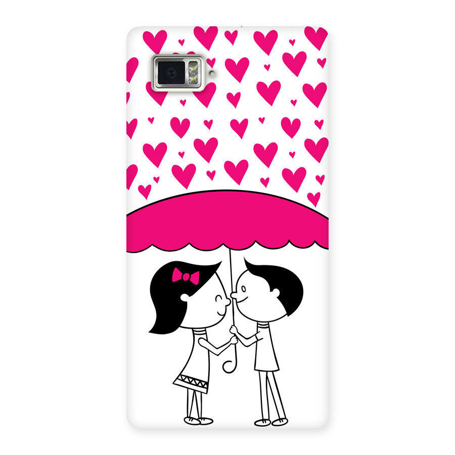 Romantic Couples with Hearts Back Case for Vibe Z2 Pro K920