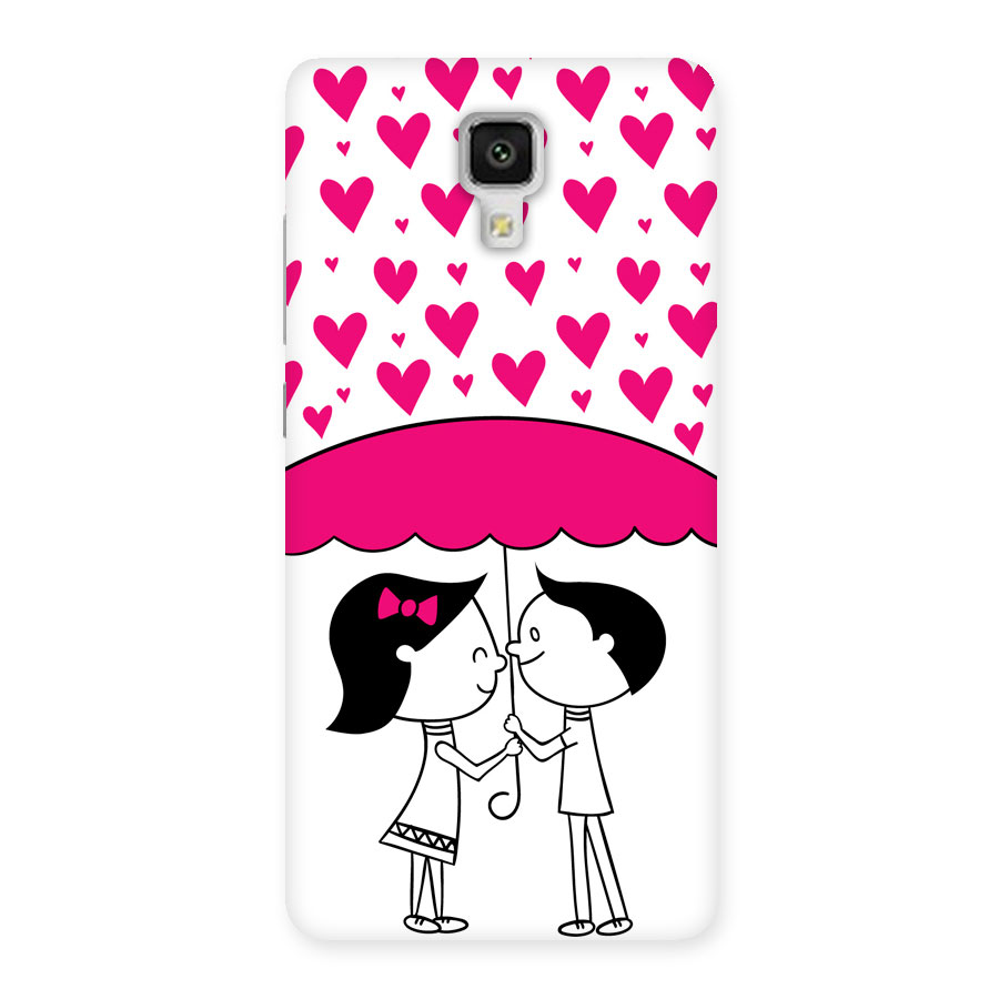 Romantic Couples with Hearts Back Case for Xiaomi Mi 4