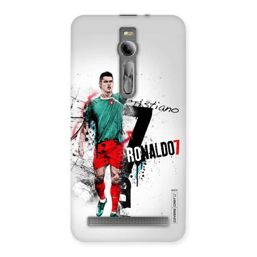 Ronaldo In Portugal Jersey Back Case for Asus Zenfone 2