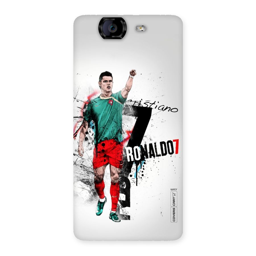 Ronaldo In Portugal Jersey Back Case for Canvas Knight A350
