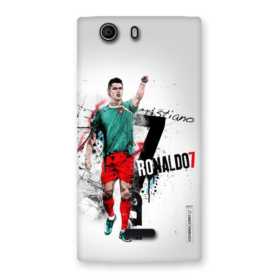 Ronaldo In Portugal Jersey Back Case for Canvas Nitro 2 E311