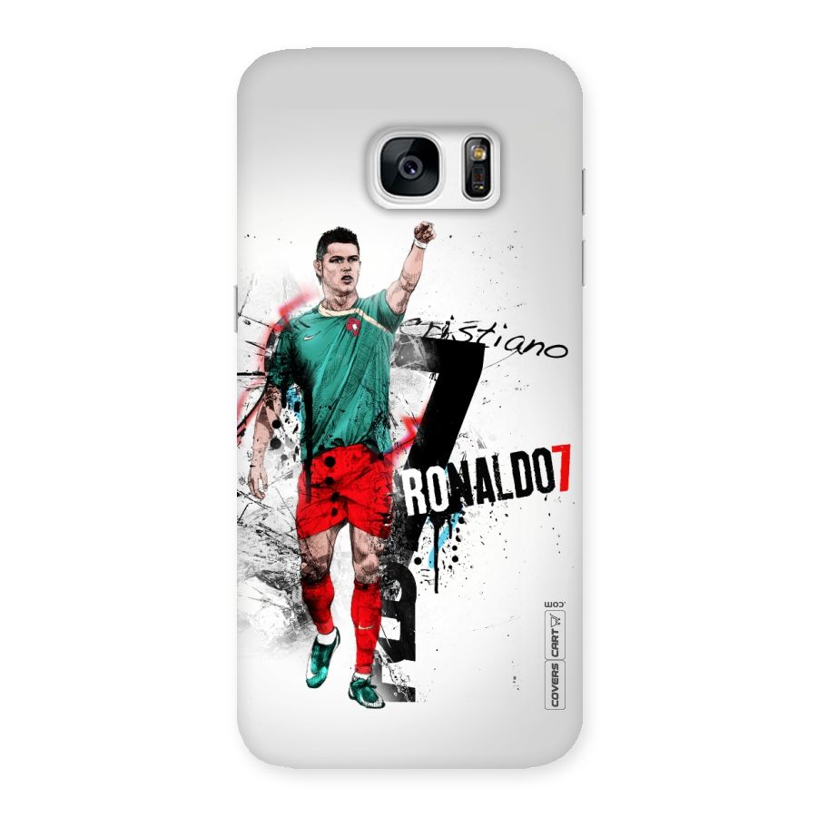 Ronaldo In Portugal Jersey Back Case for Galaxy S7 Edge