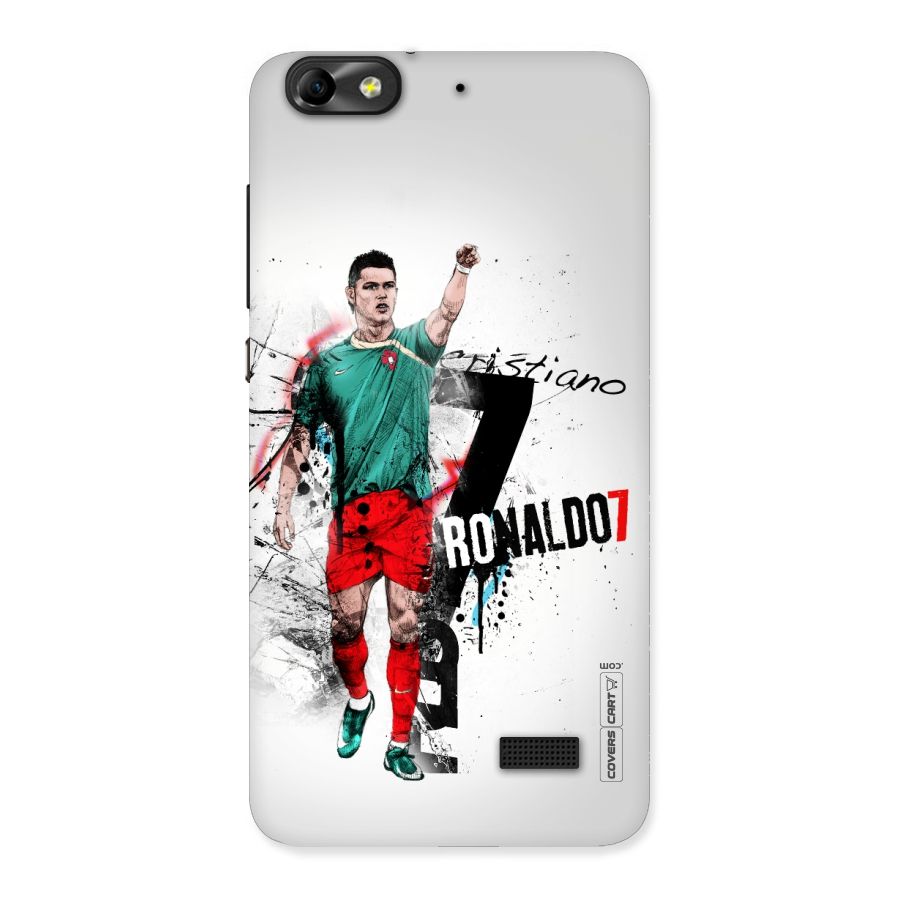 Ronaldo In Portugal Jersey Back Case for Honor 4C