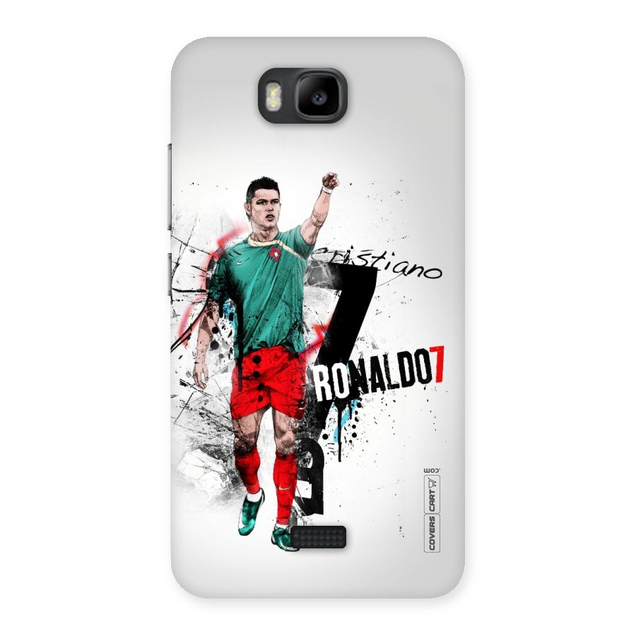 Ronaldo In Portugal Jersey Back Case for Honor Bee