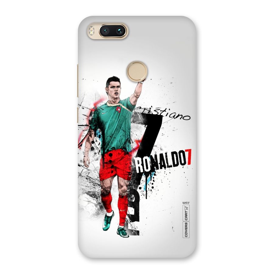 Ronaldo In Portugal Jersey Back Case for Mi A1