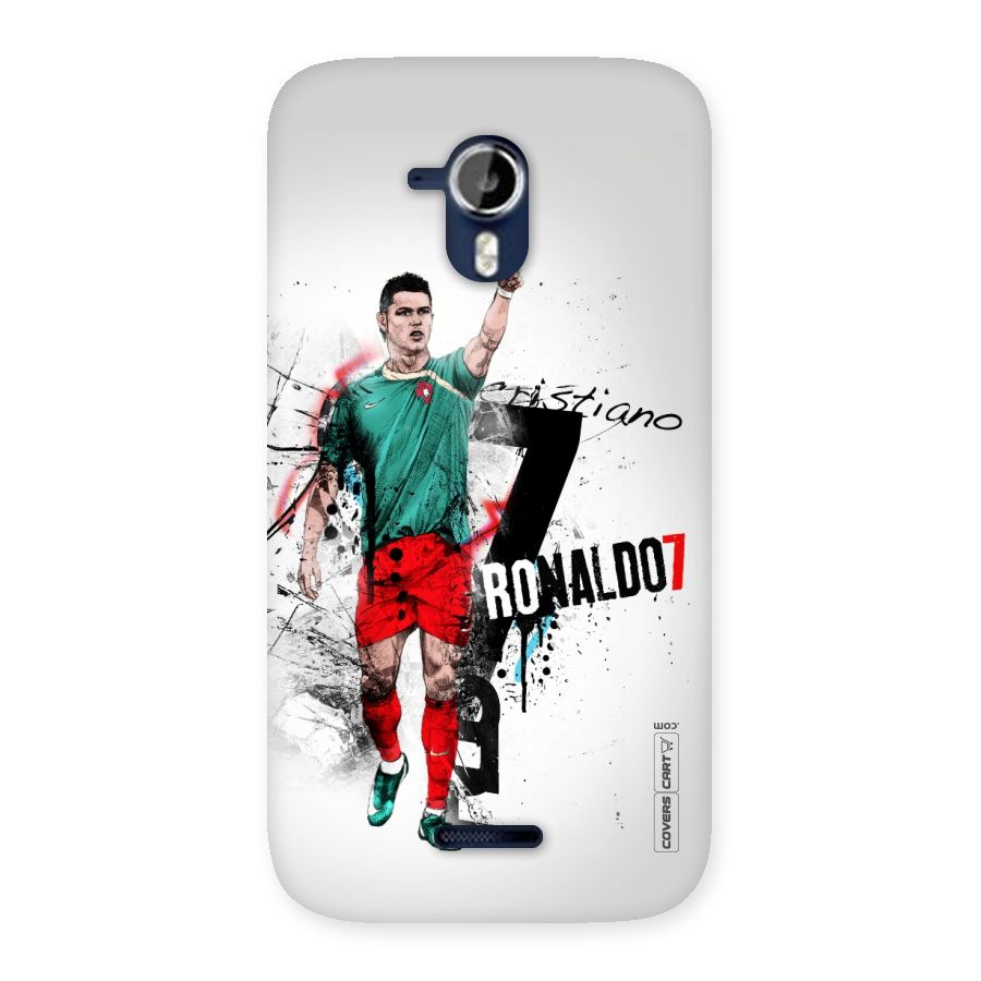 Ronaldo In Portugal Jersey Back Case for Micromax Canvas Magnus A117