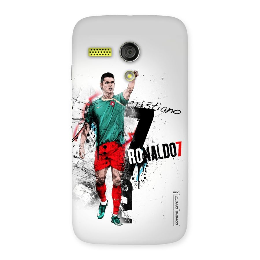 Ronaldo In Portugal Jersey Back Case for Moto G