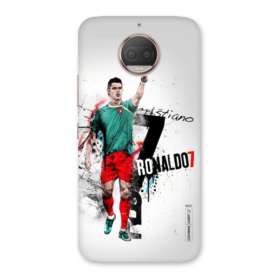 Ronaldo In Portugal Jersey Back Case for Moto G5s Plus