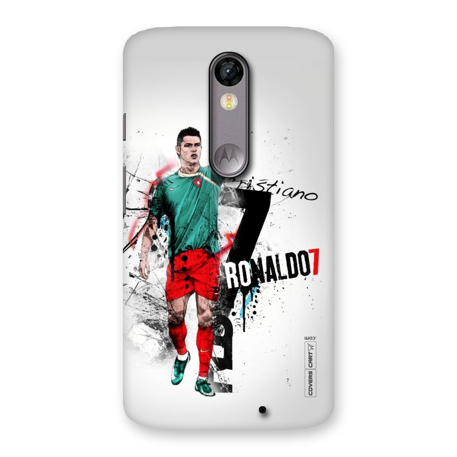 Ronaldo In Portugal Jersey Back Case for Moto X Force