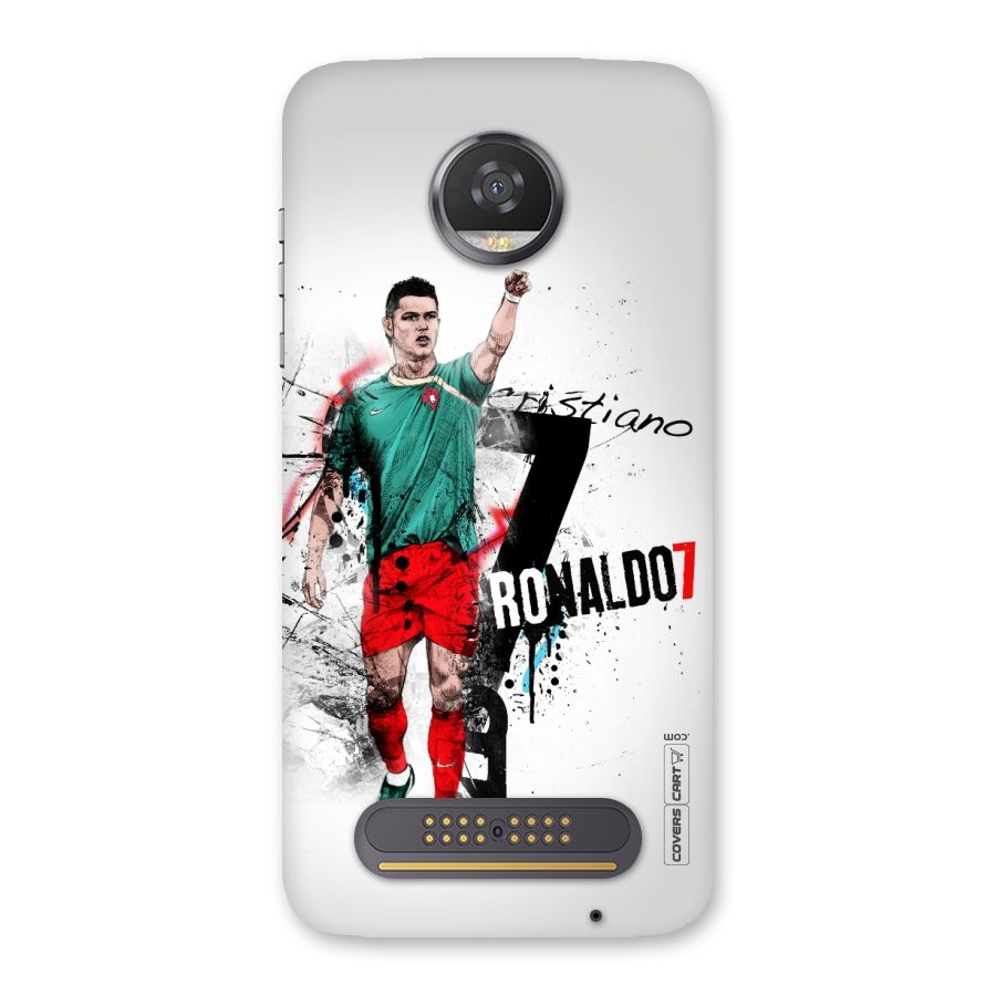 Ronaldo In Portugal Jersey Back Case for Moto Z2 Play