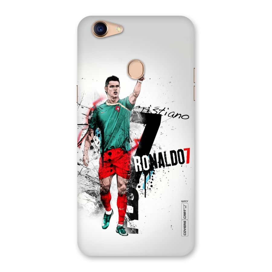 Ronaldo In Portugal Jersey Back Case for Oppo F5