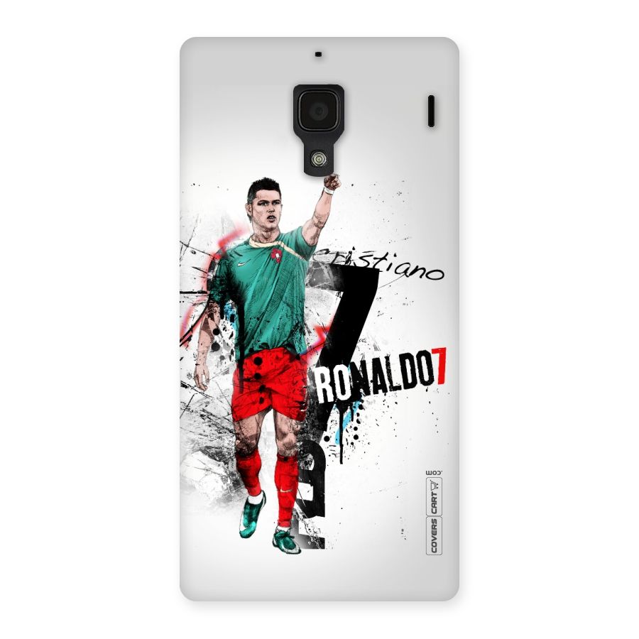 Ronaldo In Portugal Jersey Back Case for Redmi 1S