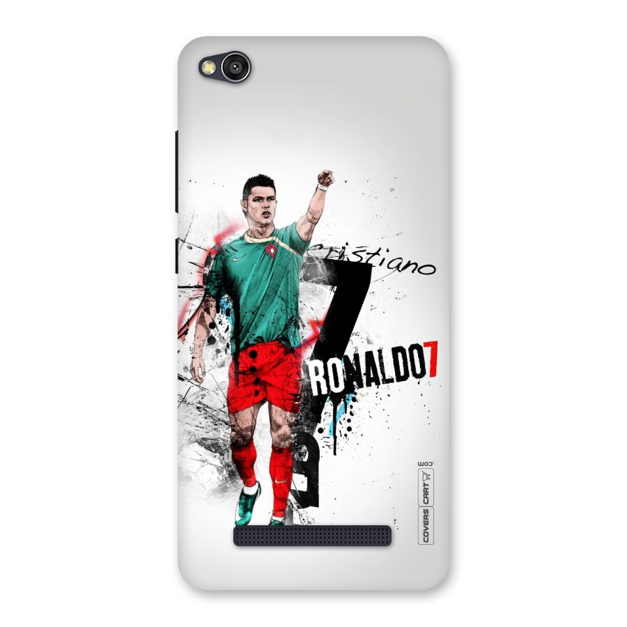 Ronaldo In Portugal Jersey Back Case for Redmi 4A