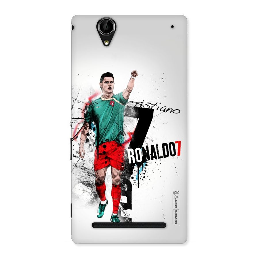 Ronaldo In Portugal Jersey Back Case for Sony Xperia T2